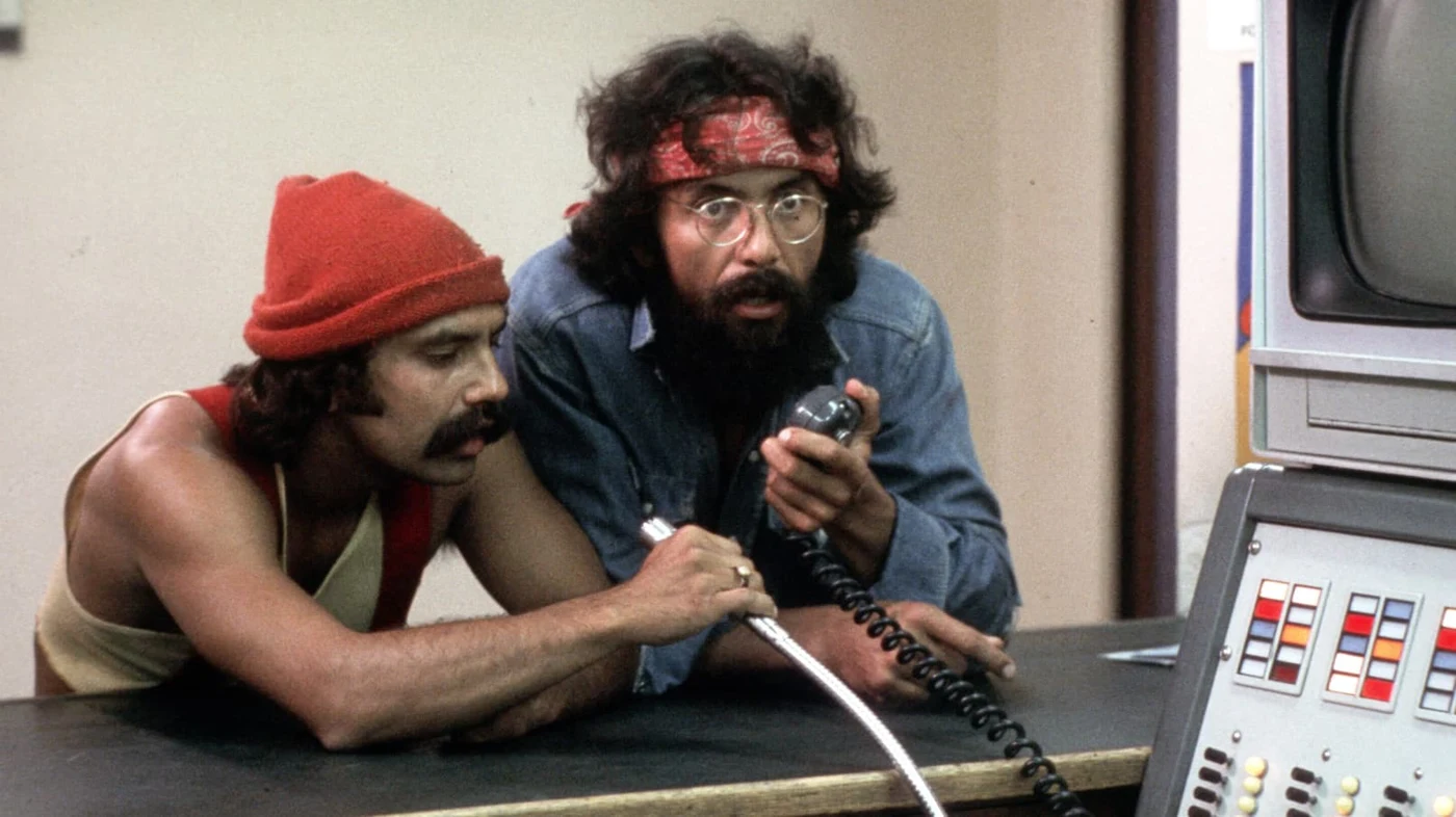 Tommy Chong and Cheech Marin in Up in Smoke